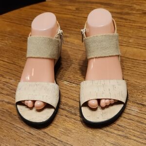 Sesto Meucci Cork Sandals Size 8